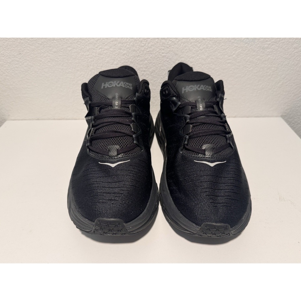 Hoka One Mens Gaviota 3 Running Shoe Size 13 Black Sneaker Active Gym Workout - Picture 4 of 14